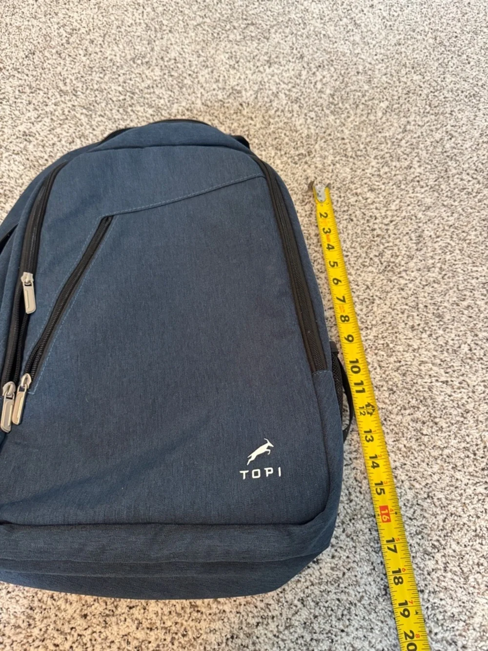 NWOT Unisex Topi Navy Backpack